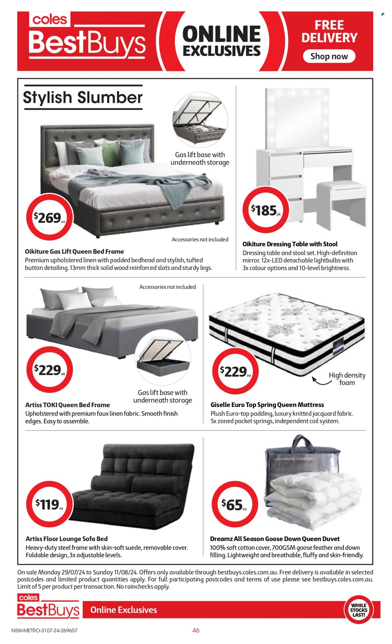 Coles catalogue - 31 Jul 2024 - 6 Aug 2024. Page 46