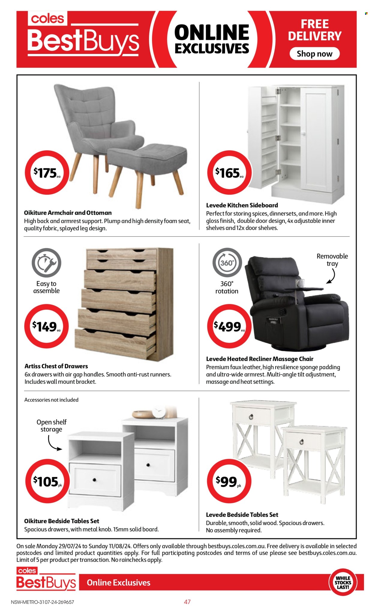 Coles catalogue - 31 Jul 2024 - 6 Aug 2024. Page 47