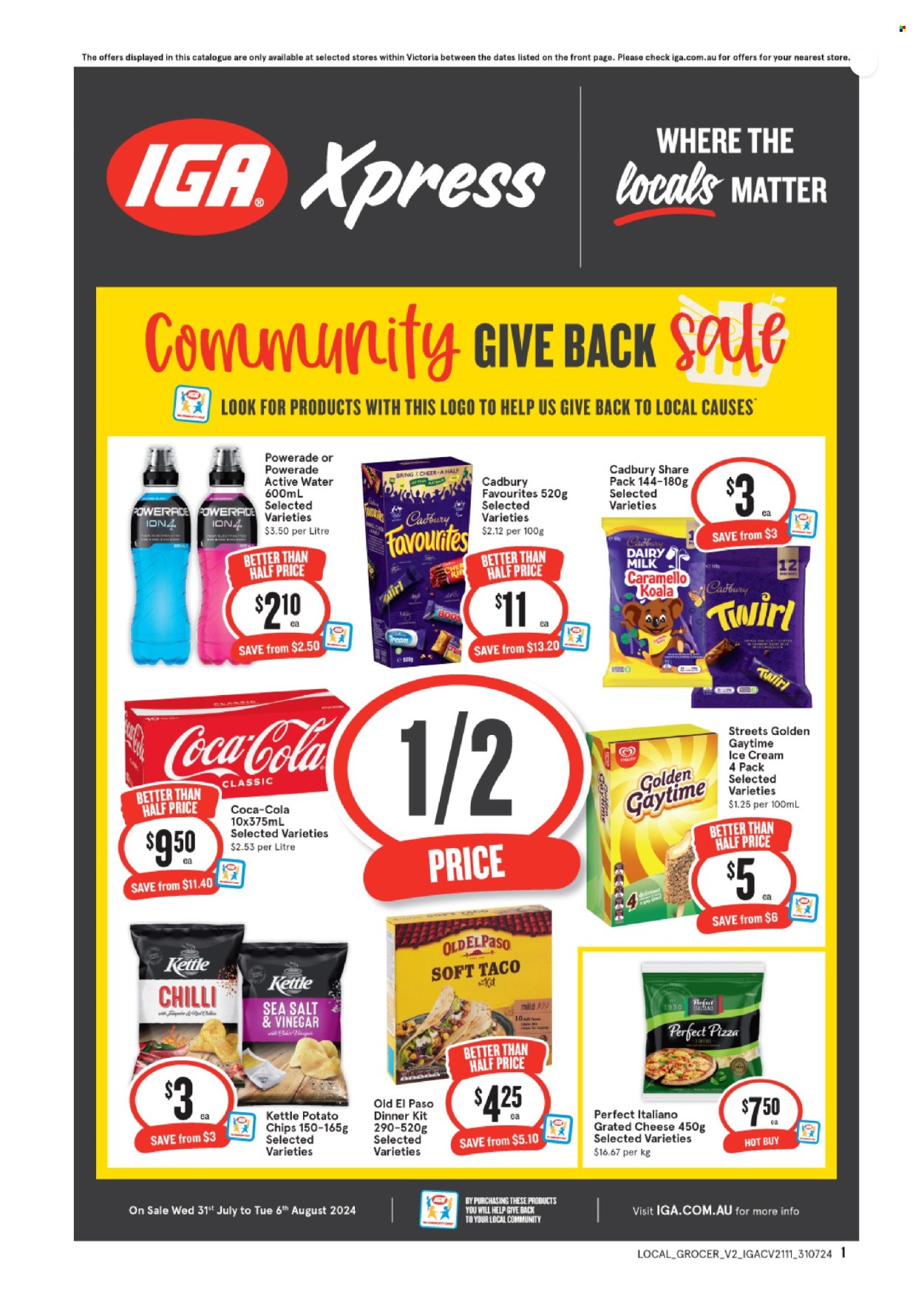 IGA Xpress catalogue - 31 Jul 2024 - 6 Aug 2024. Page 1