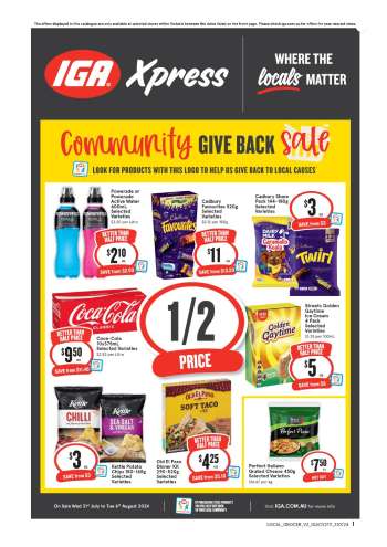 IGA Xpress Catalogue - 31 Jul 2024 - 6 Aug 2024.