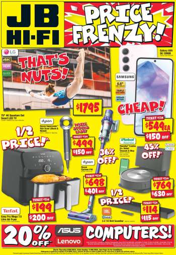 JB Hi-Fi Catalogue - 8 Aug 2024 - 11 Aug 2024.