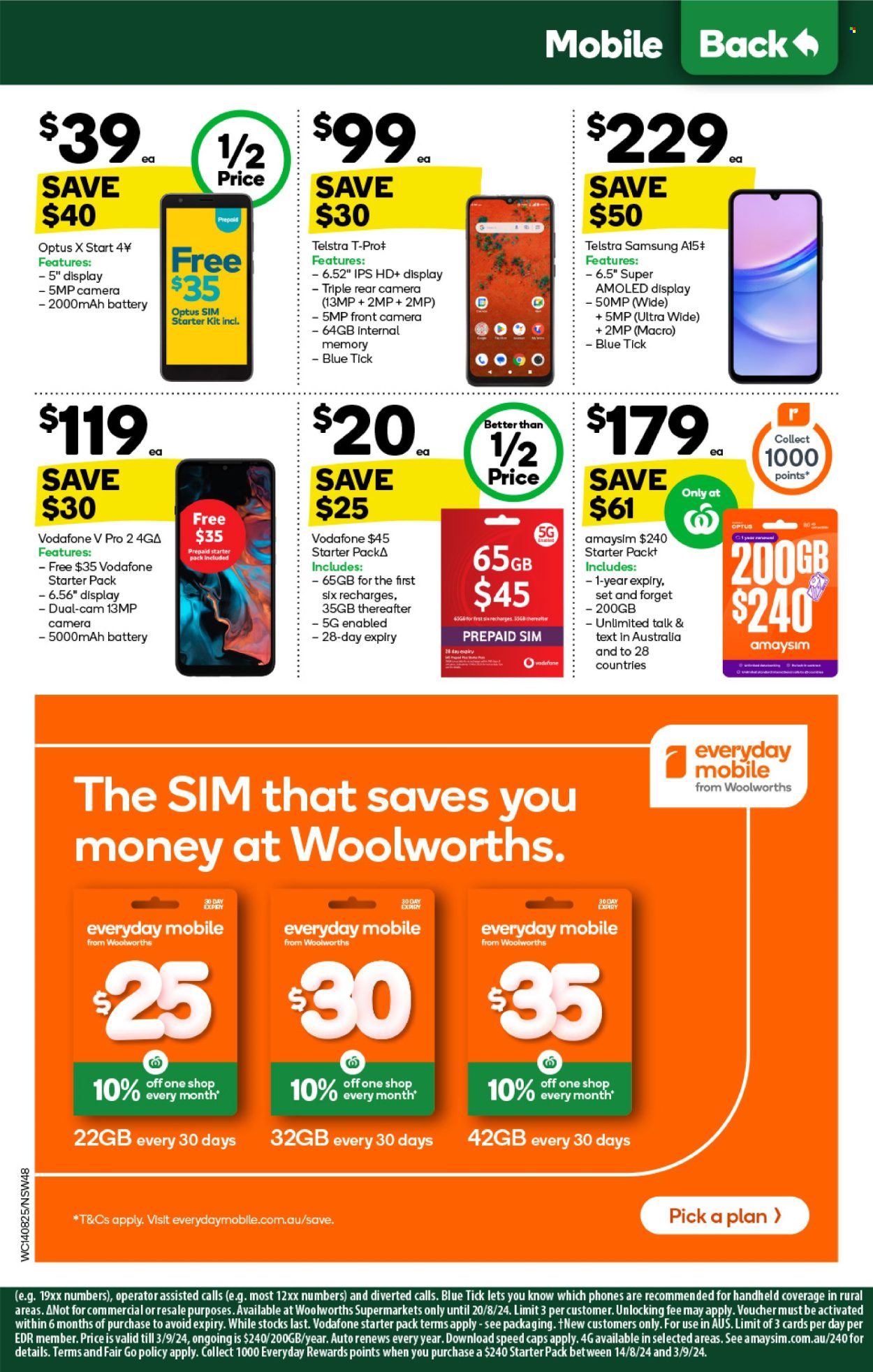 Woolworths catalogue - 14 Aug 2024 - 20 Aug 2024. Page 44