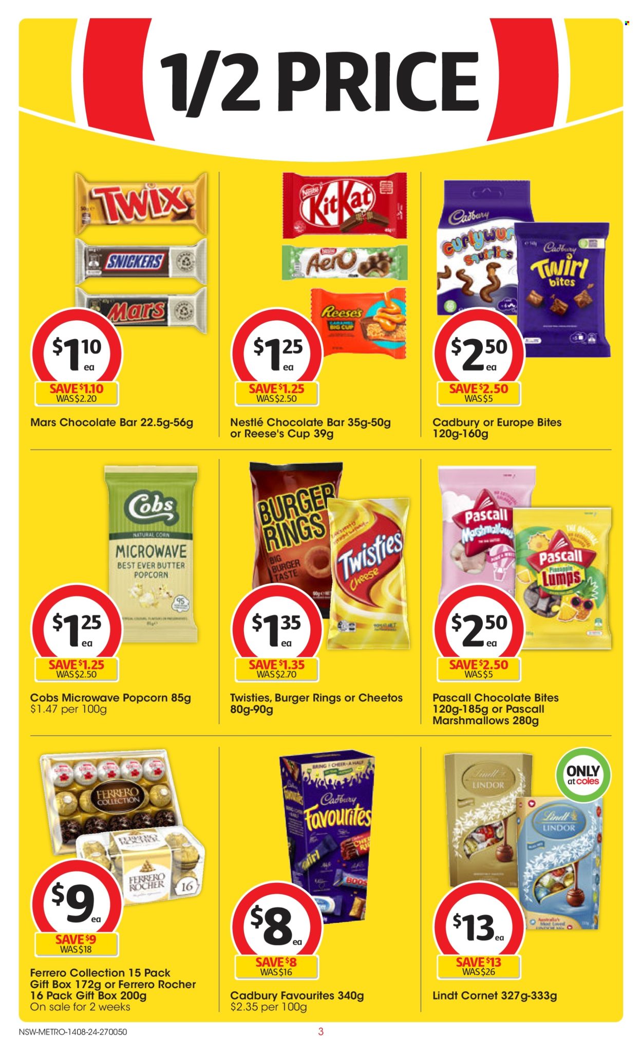 Coles catalogue - 14 Aug 2024 - 20 Aug 2024. Page 3