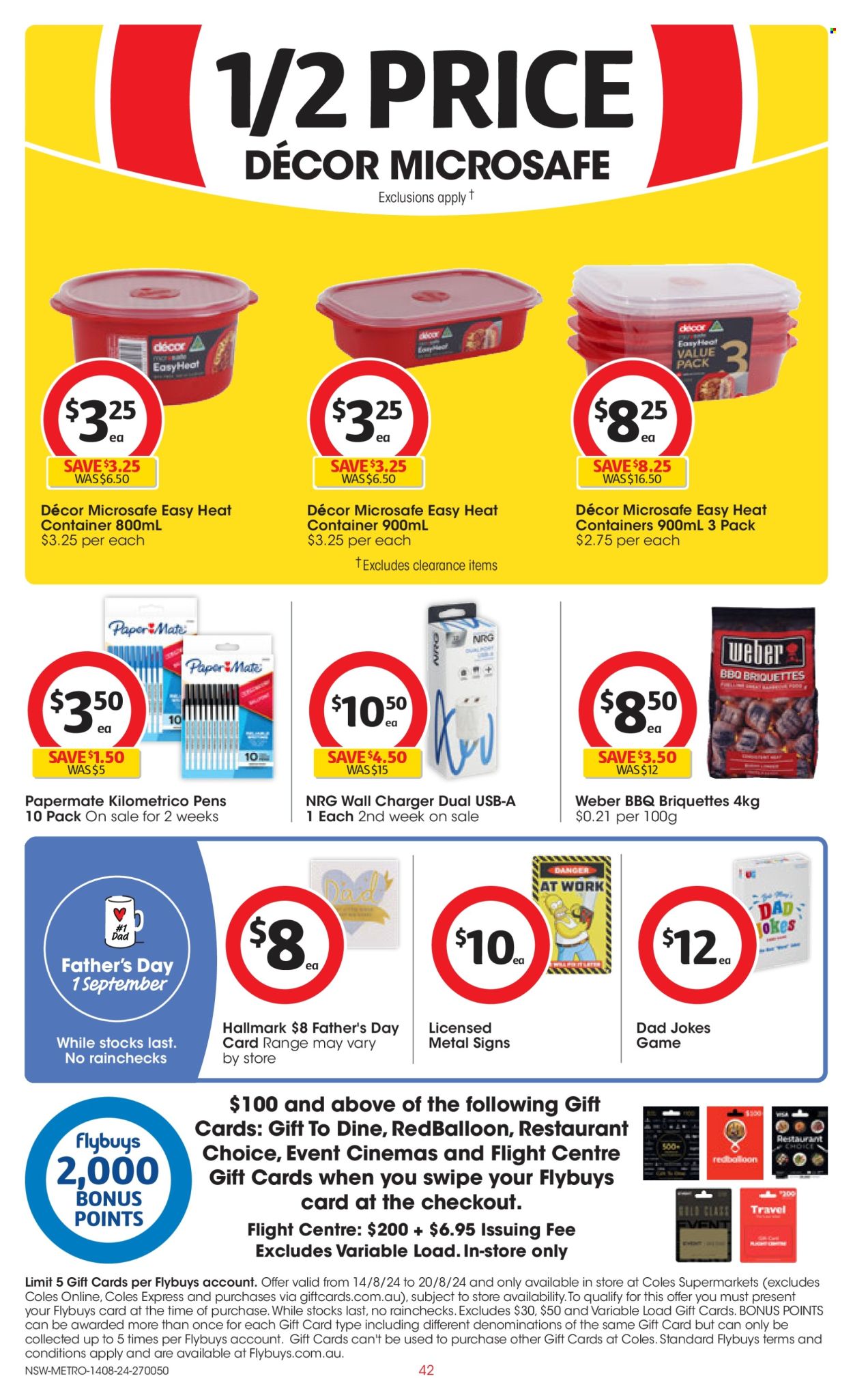 Coles catalogue - 14 Aug 2024 - 20 Aug 2024. Page 42