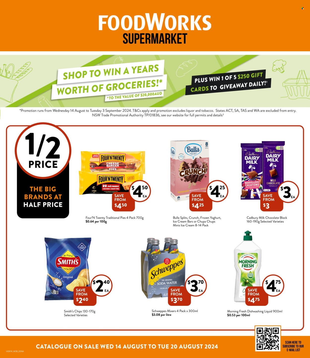 Foodworks catalogue - 14 Aug 2024 - 20 Aug 2024. Page 1