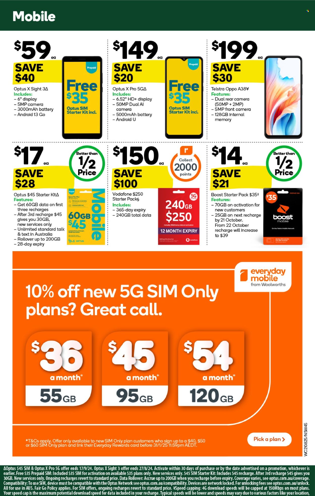 Woolworths catalogue - 21 Aug 2024 - 27 Aug 2024. Page 45