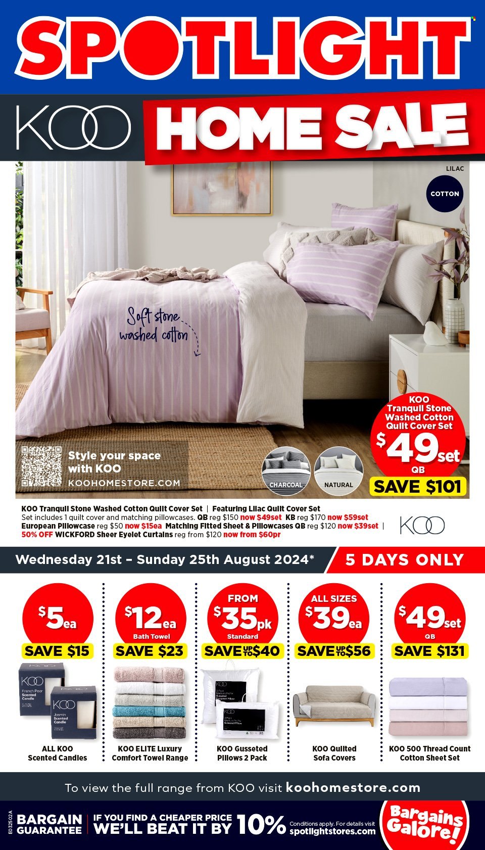 Spotlight catalogue - 21 Aug 2024 - 25 Aug 2024. Page 1