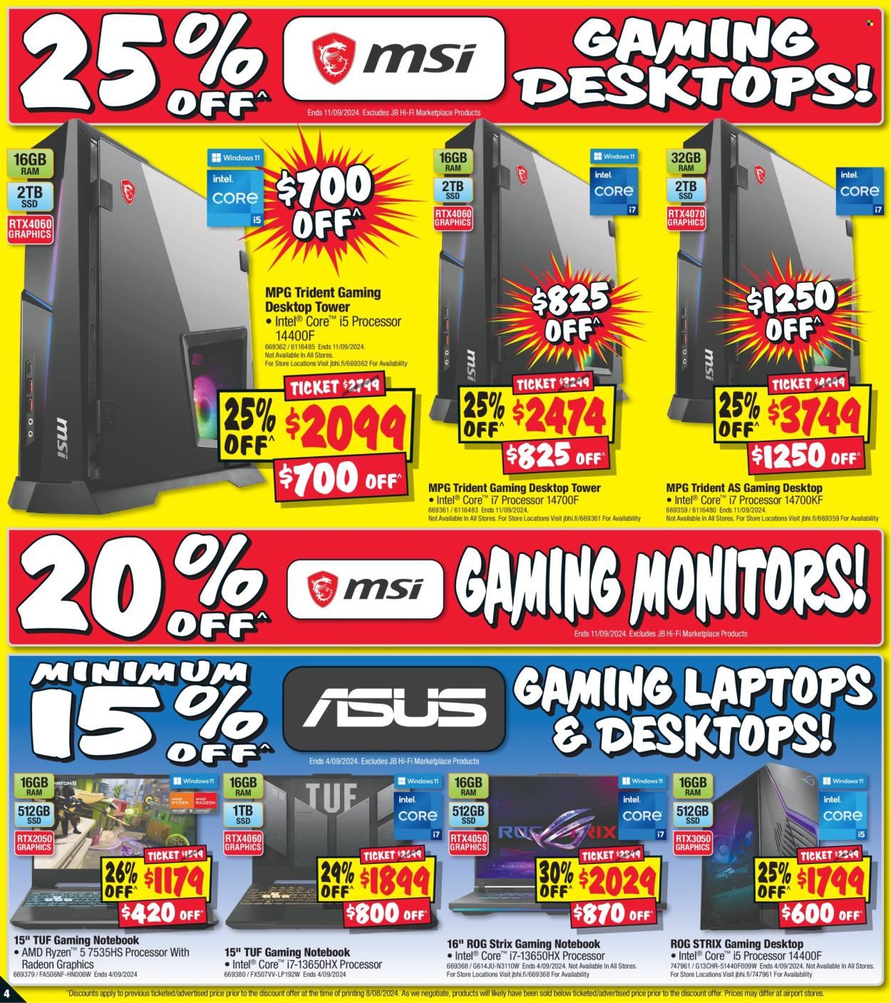 JB Hi-Fi catalogue - 22 Aug 2024 - 1 Sep 2024. Page 4