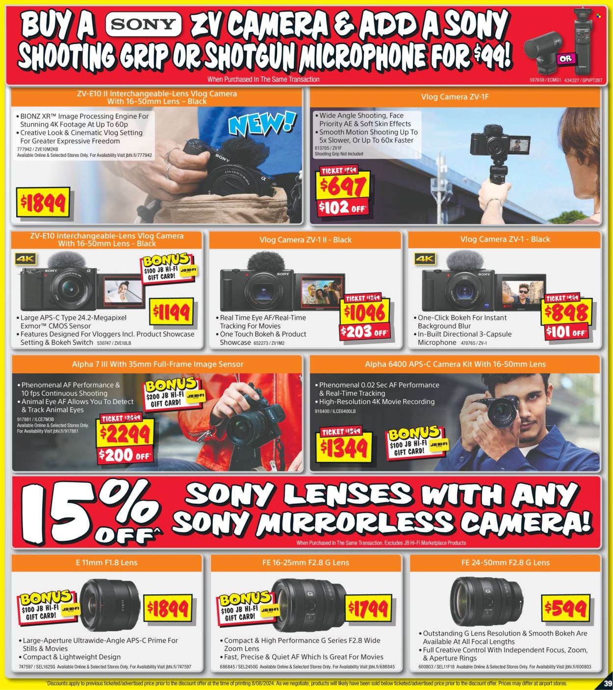JB Hi-Fi catalogue - 22 Aug 2024 - 1 Sep 2024. Page 39