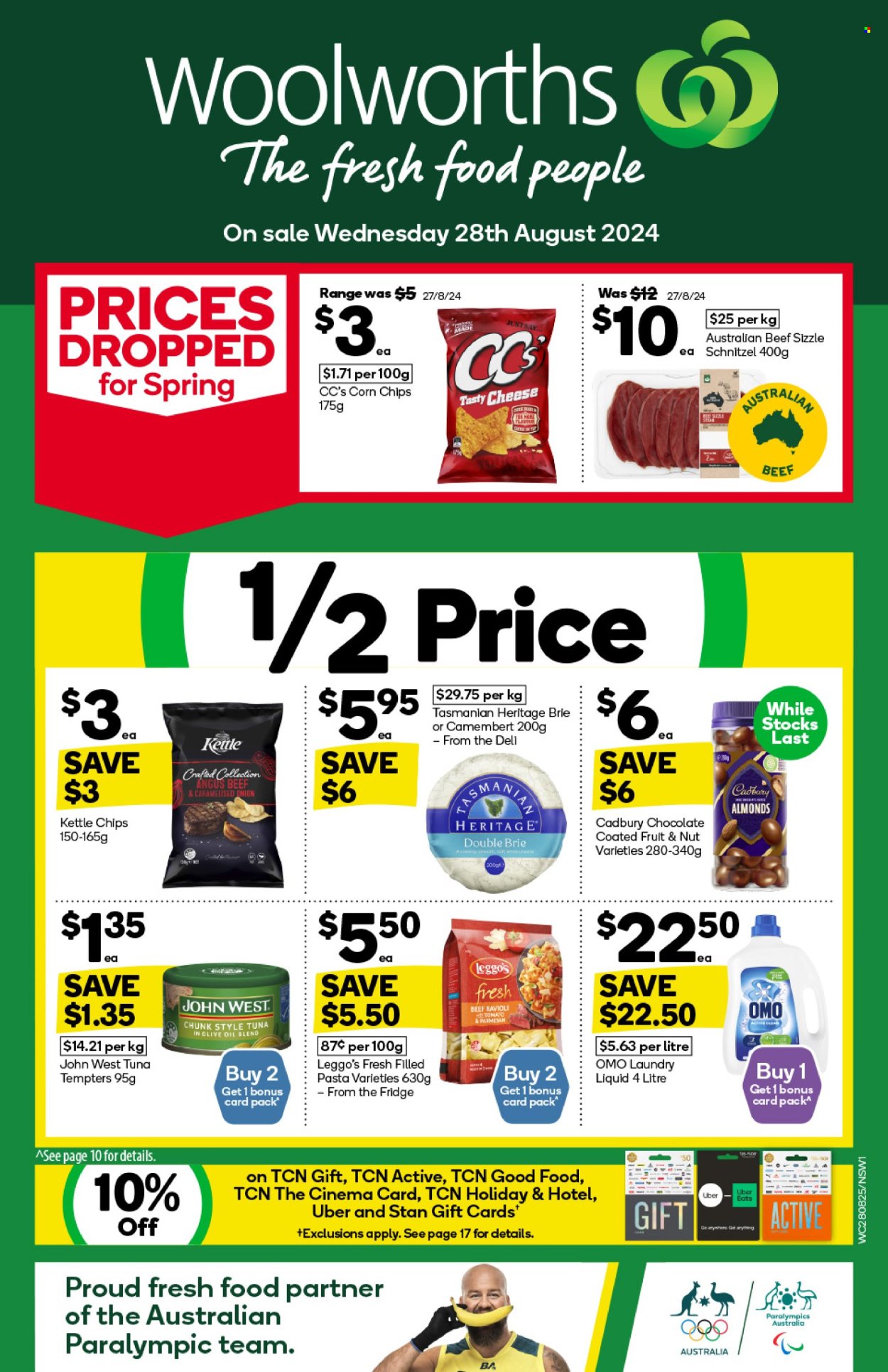 Woolworths catalogue - 28 Aug 2024 - 3 Sep 2024. Page 1