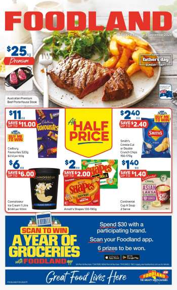 Foodland Catalogue - 28 Aug 2024 - 3 Sep 2024.