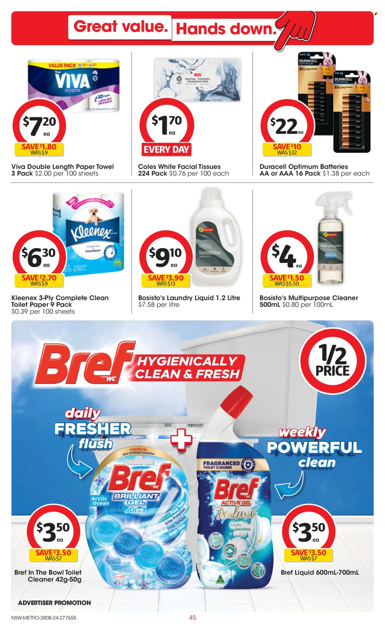 Coles catalogue - 28 Aug 2024 - 3 Sep 2024. Page 45