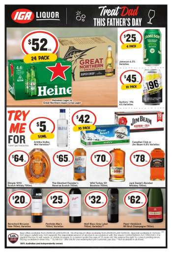 IGA LIQUOR Catalogue - 28 Aug 2024 - 3 Sep 2024.