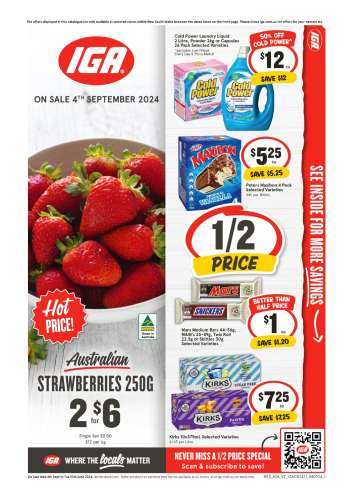 IGA Catalogue - 4 Sep 2024 - 10 Sep 2024.