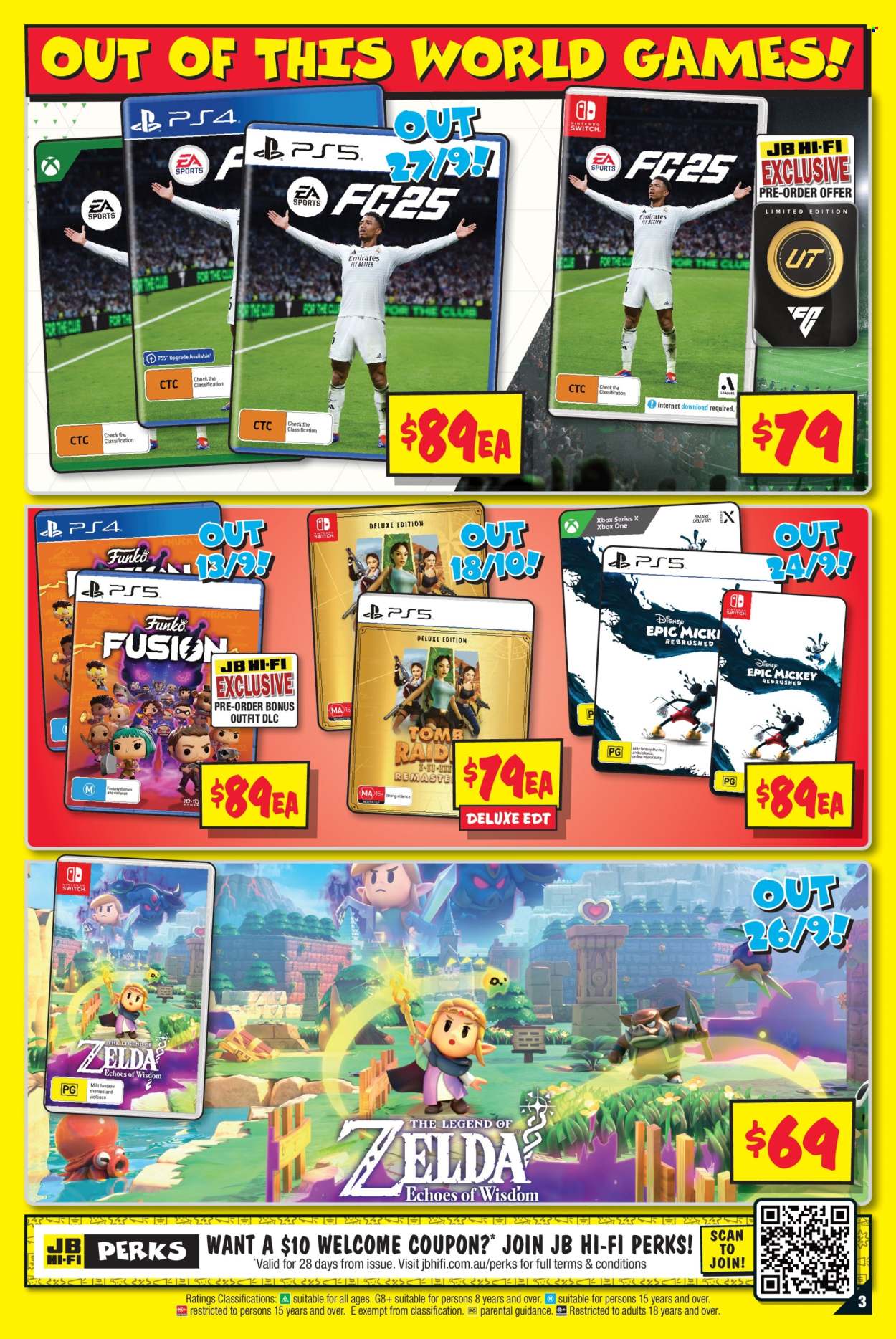 JB Hi-Fi catalogue - 30 Aug 2024 - 12 Sep 2024. Page 3