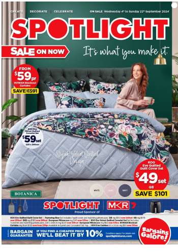 Spotlight Catalogue - 4 Sep 2024 - 22 Sep 2024.
