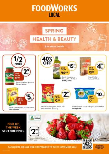 Foodworks Catalogue - 11 Sep 2024 - 17 Sep 2024.