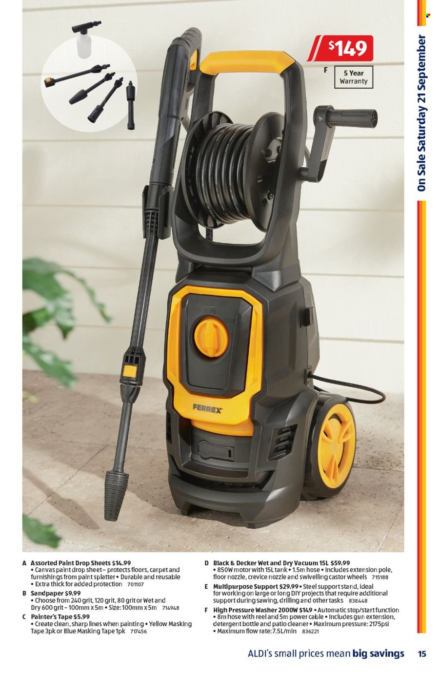 ALDI catalogue - 18 Sep 2024 - 24 Sep 2024. Page 15