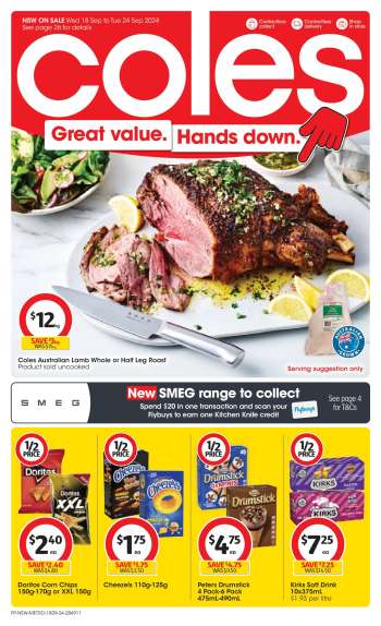 Coles Catalogue - 18 Sep 2024 - 24 Sep 2024.