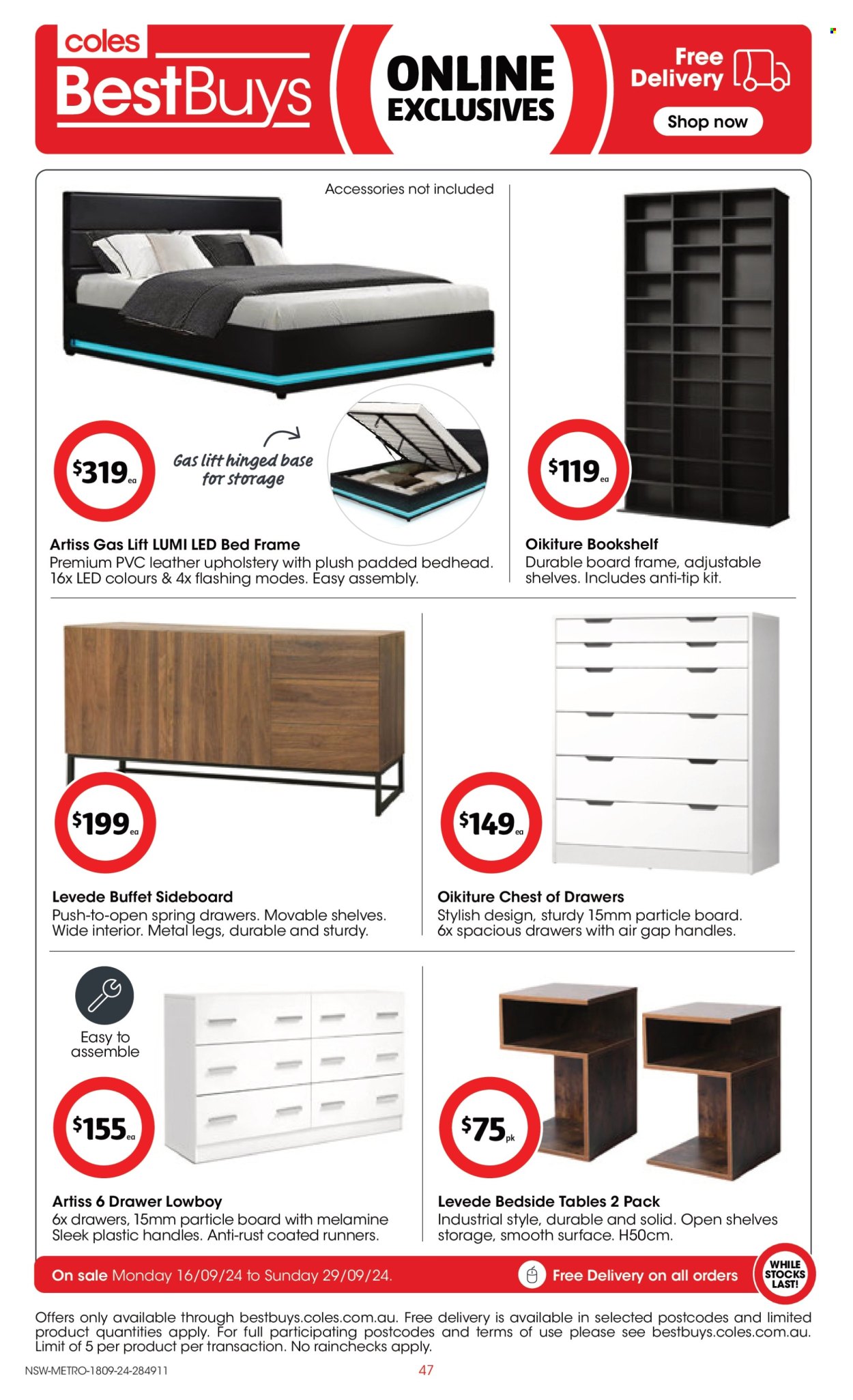 Coles catalogue - 18 Sep 2024 - 24 Sep 2024. Page 47