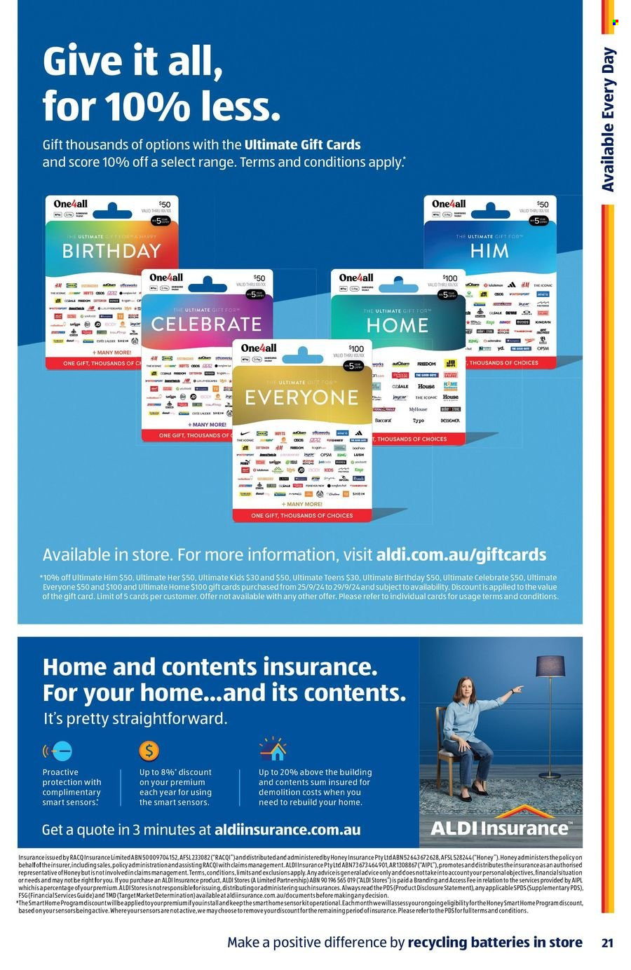 ALDI catalogue - 25 Sep 2024 - 1 Oct 2024. Page 21