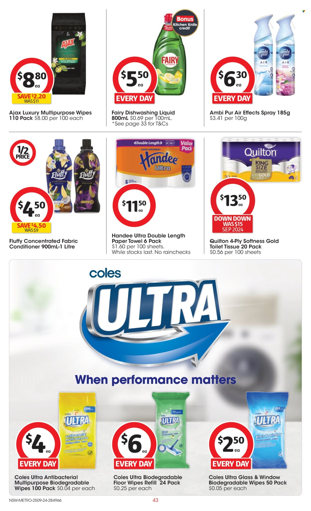 Coles catalogue - 25 Sep 2024 - 1 Oct 2024. Page 43