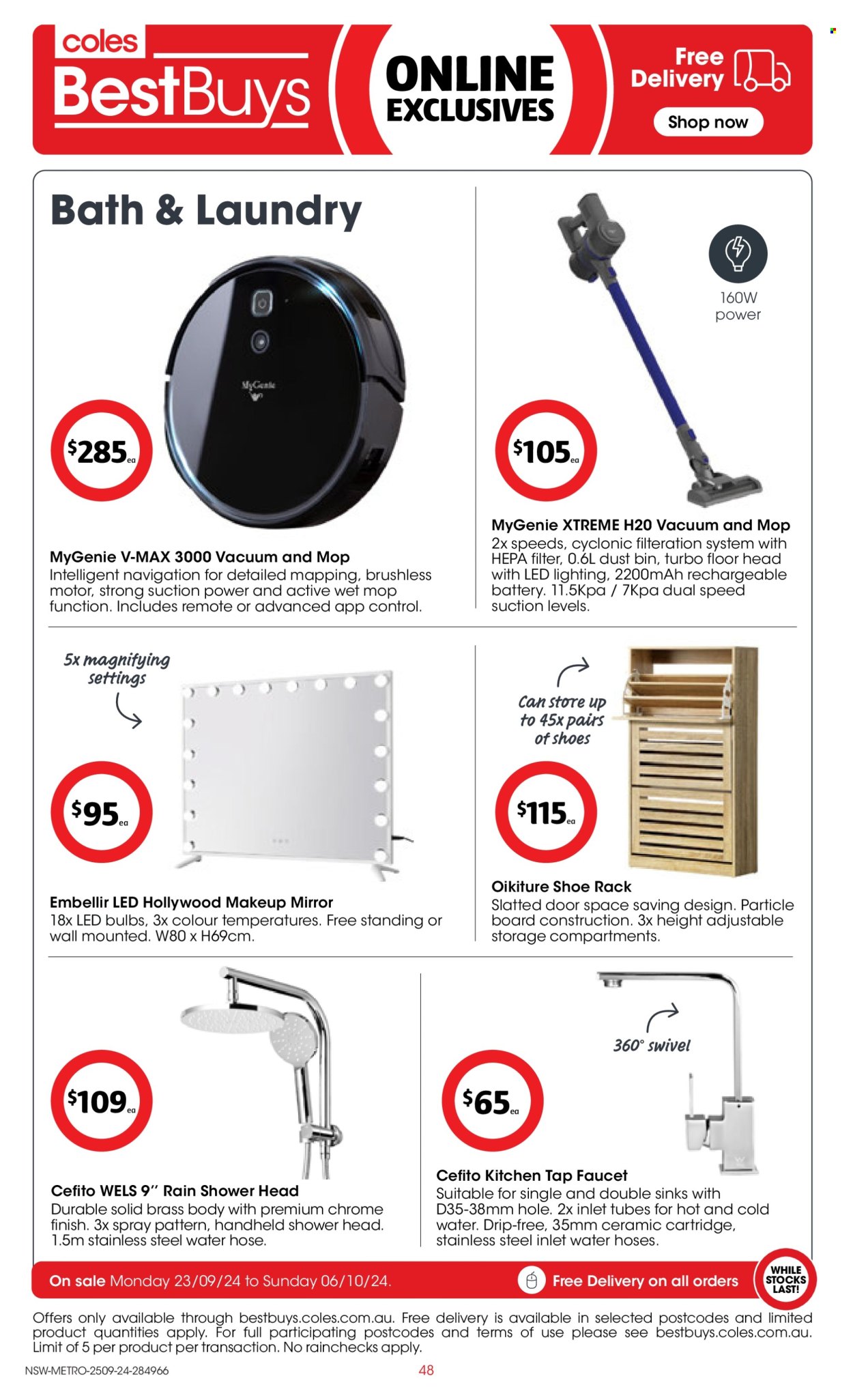 Coles catalogue - 25 Sep 2024 - 1 Oct 2024. Page 48