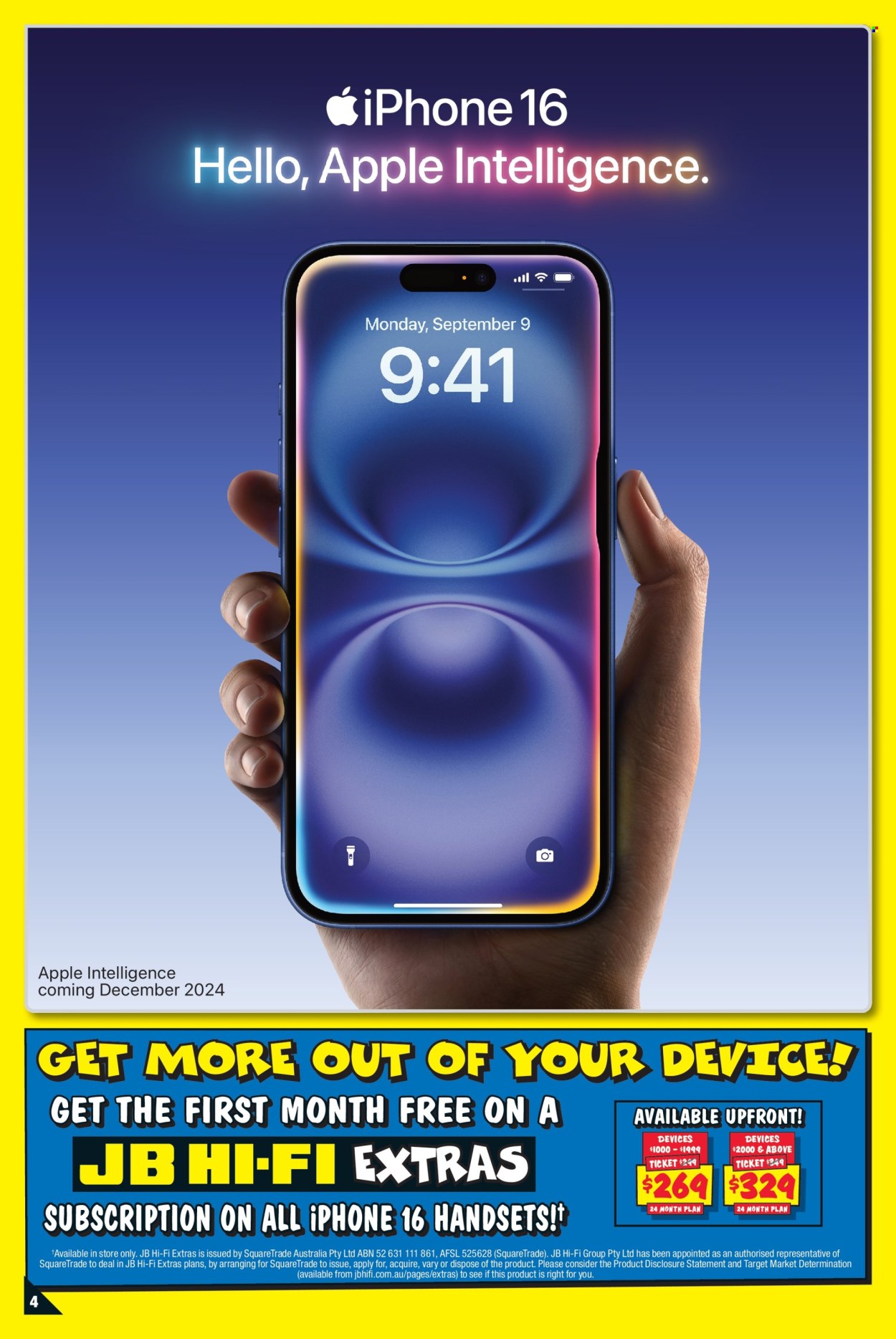 JB Hi-Fi catalogue - 20 Sep 2024 - 4 Oct 2024. Page 4