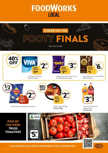 Foodworks Catalogue - 25 Sep 2024 - 1 Oct 2024.