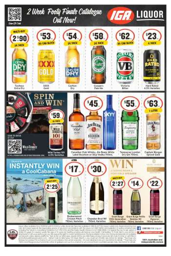 IGA LIQUOR Catalogue - 25 Sep 2024 - 1 Oct 2024.