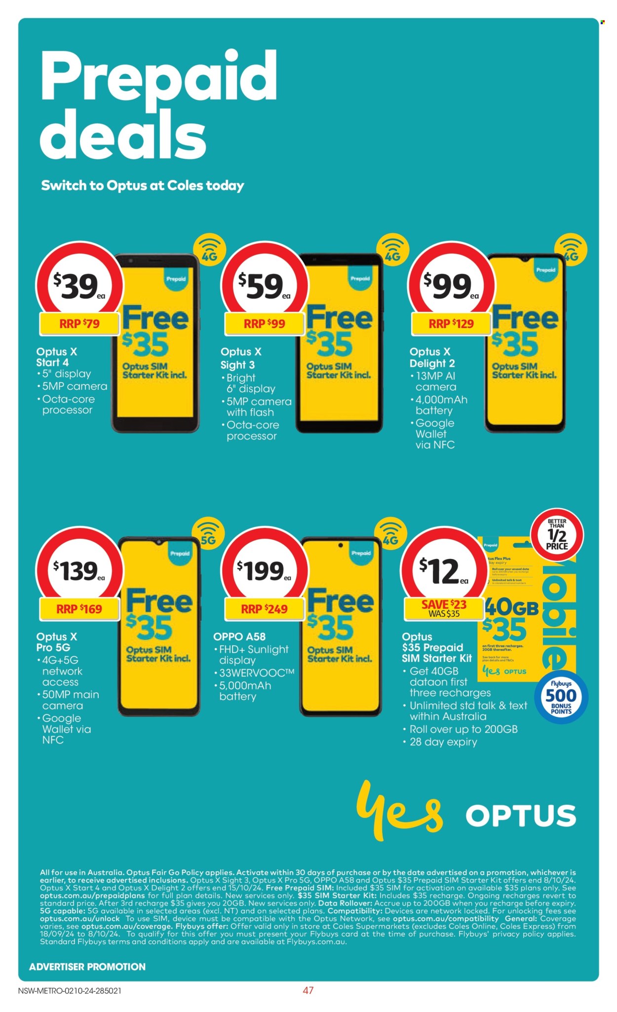 Coles catalogue - 2 Oct 2024 - 8 Oct 2024. Page 47