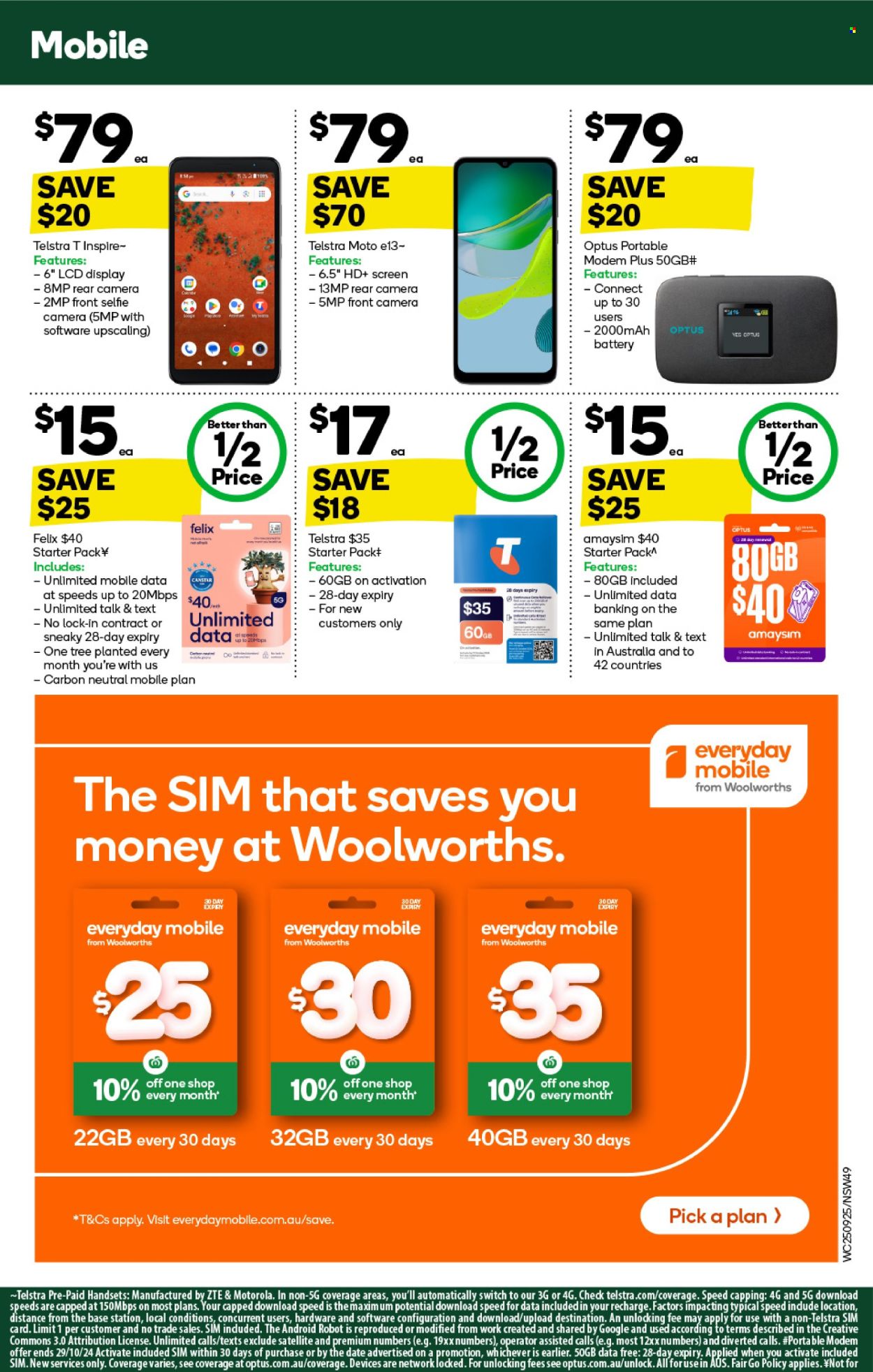 Woolworths catalogue - 2 Oct 2024 - 8 Oct 2024. Page 45
