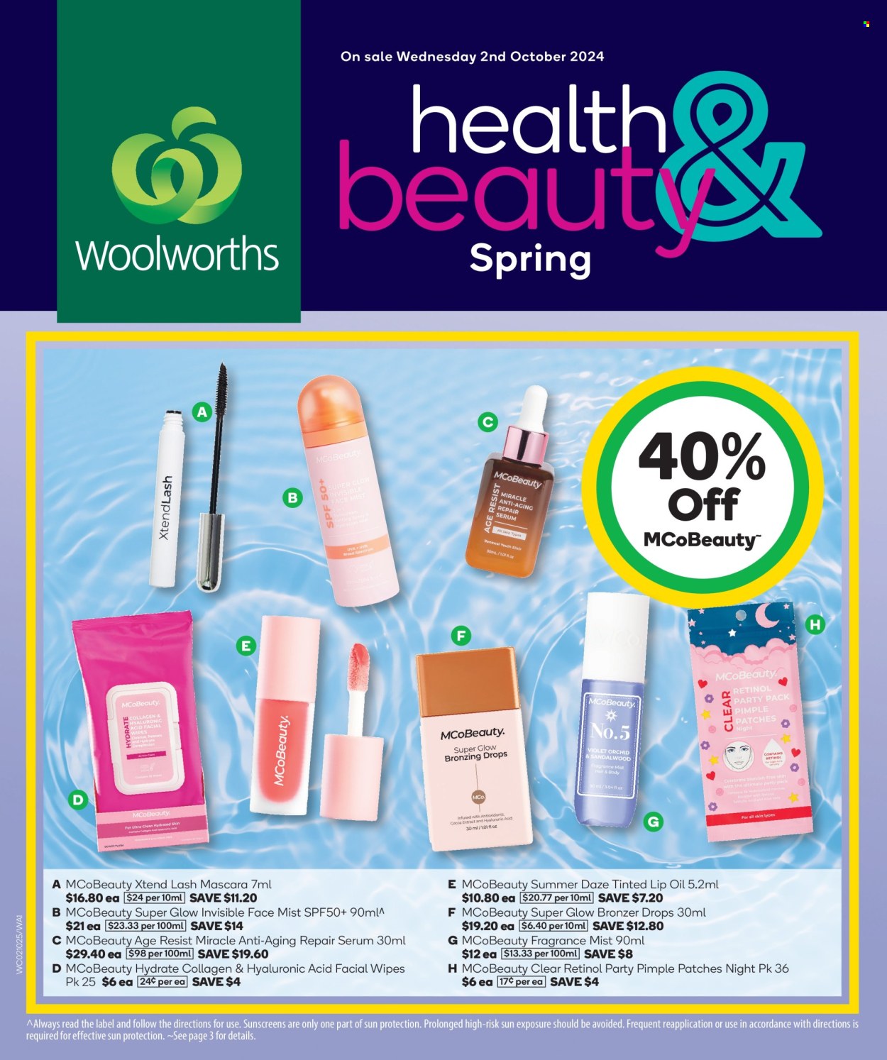 Woolworths catalogue - 2 Oct 2024 - 8 Oct 2024. Page 1