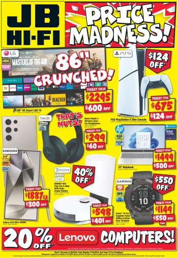 JB Hi-Fi Catalogue - 3 Oct 2024 - 7 Oct 2024.