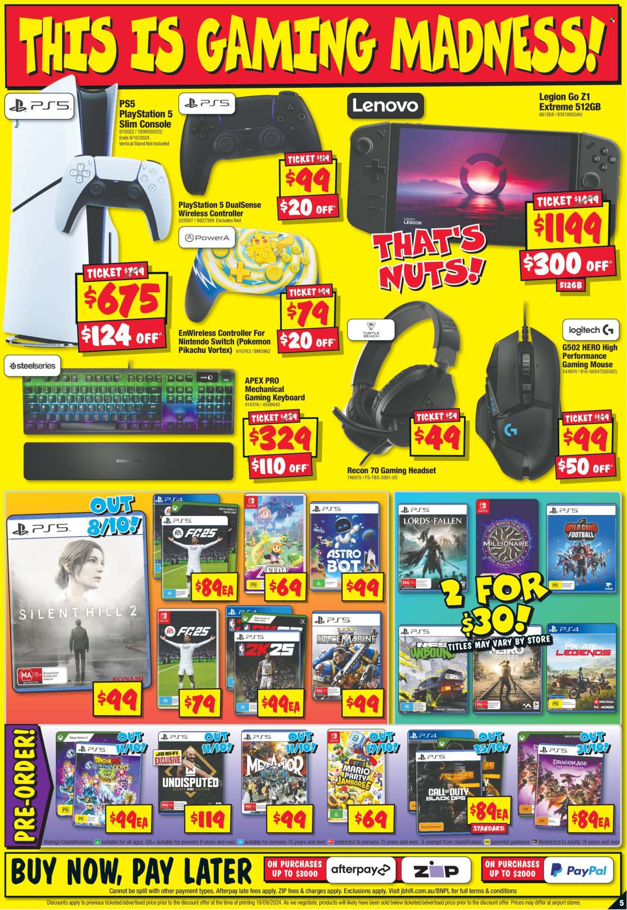 JB Hi-Fi catalogue - 3 Oct 2024 - 7 Oct 2024. Page 5