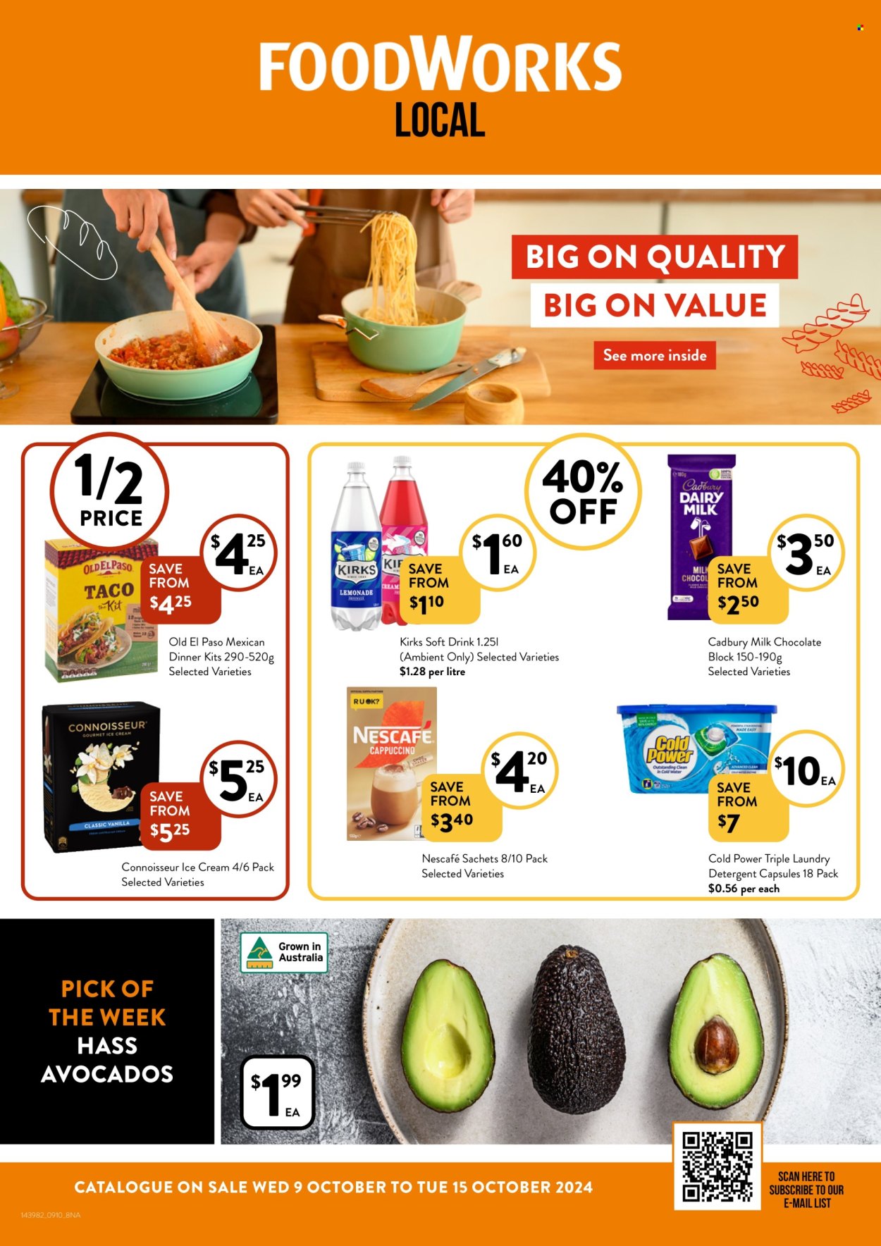 Foodworks catalogue - 9 Oct 2024 - 15 Oct 2024. Page 1
