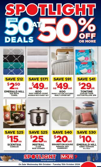 Spotlight Catalogue - 9 Oct 2024 - 15 Oct 2024.