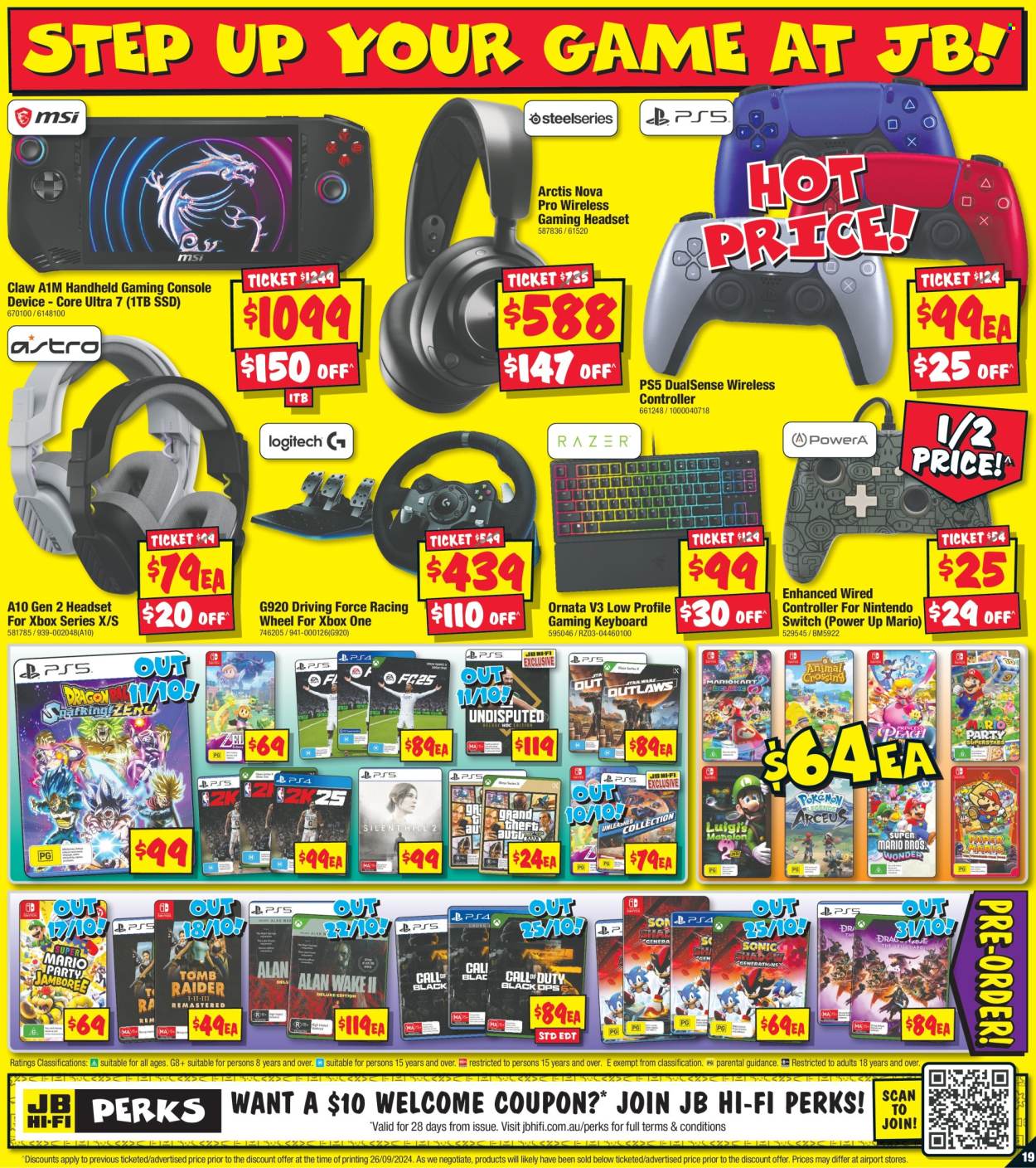 JB Hi-Fi catalogue - 10 Oct 2024 - 16 Oct 2024. Page 19