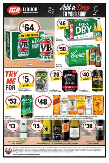 IGA LIQUOR Catalogue - 16 Oct 2024 - 22 Oct 2024.