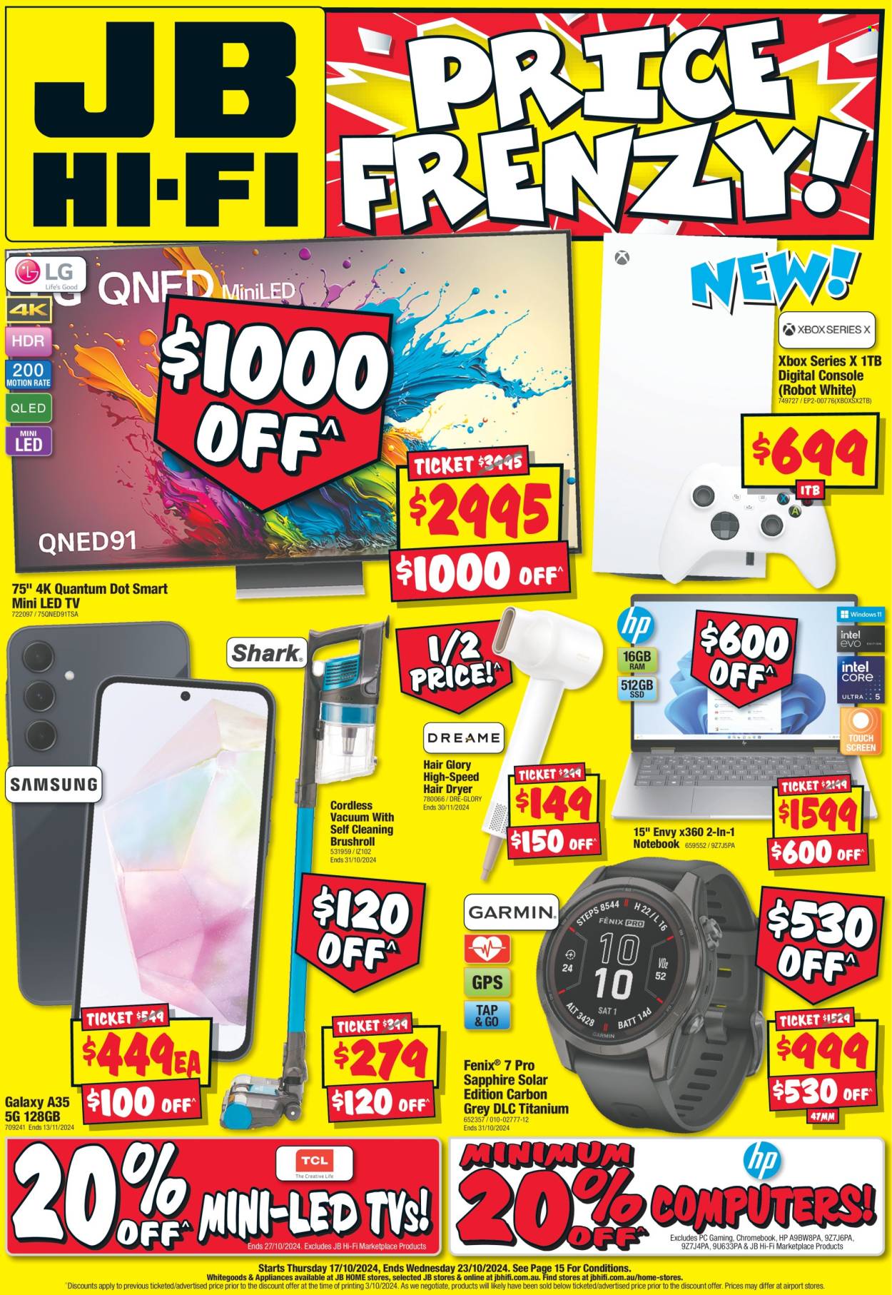 JB Hi-Fi catalogue - 17 Oct 2024 - 23 Oct 2024. Page 1
