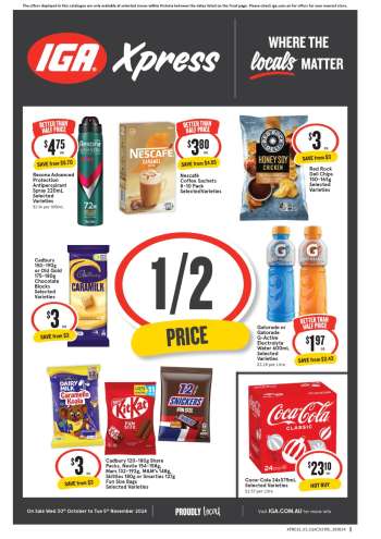 IGA Xpress Catalogue - 30 Oct 2024 - 5 Nov 2024.
