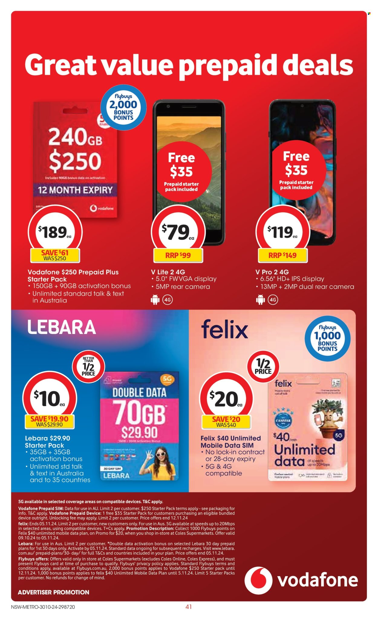 Coles catalogue - 30 Oct 2024 - 5 Nov 2024. Page 41