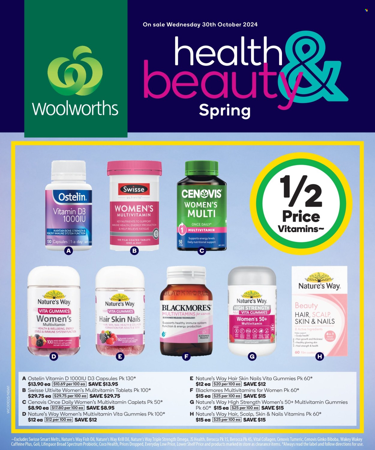 Woolworths catalogue - 30 Oct 2024 - 5 Nov 2024. Page 1
