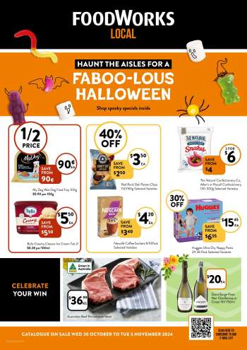 Foodworks Catalogue - 30 Oct 2024 - 5 Nov 2024.
