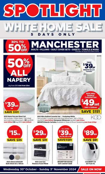 Spotlight Catalogue - 30 Oct 2024 - 3 Nov 2024.