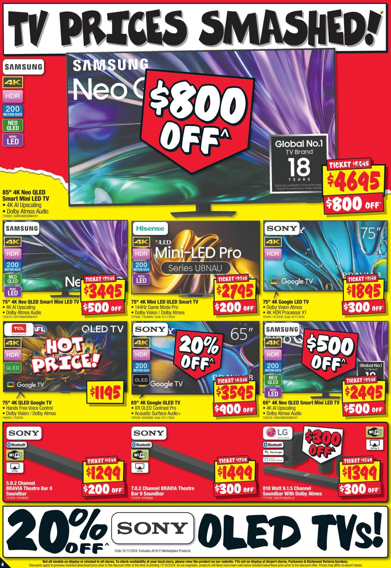 JB Hi-Fi catalogue - 31 Oct 2024 - 6 Nov 2024. Page 4