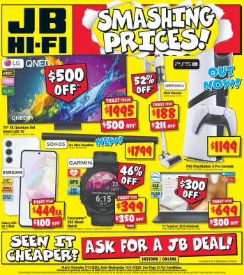 JB Hi-Fi Catalogue - 7 Nov 2024 - 13 Nov 2024.