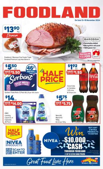 Foodland Catalogue - 13 Nov 2024 - 19 Nov 2024.