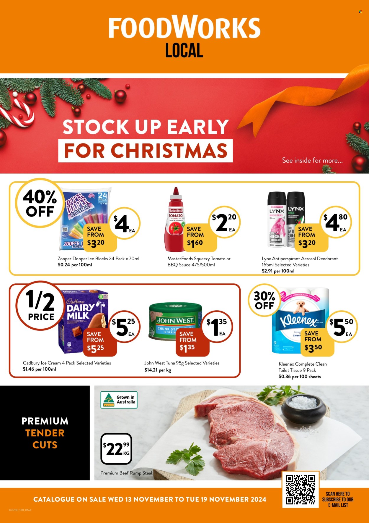 Foodworks catalogue - 13 Nov 2024 - 19 Nov 2024. Page 1