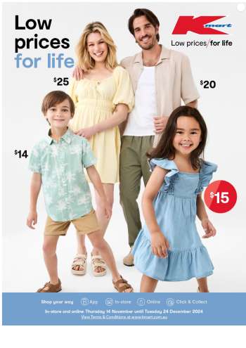 Kmart Catalogue - 14 Nov 2024 - 24 Dec 2024.
